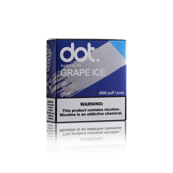 美國佩特里DOT SWITCH  煙彈 葡萄4000puff/pack 2pcs